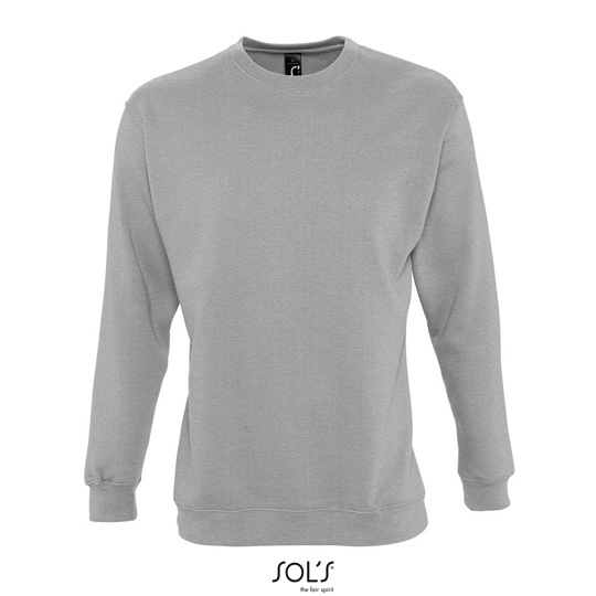 Bluza Klasyczna Bawełniano Poliestrowa L311 - Grey Melange