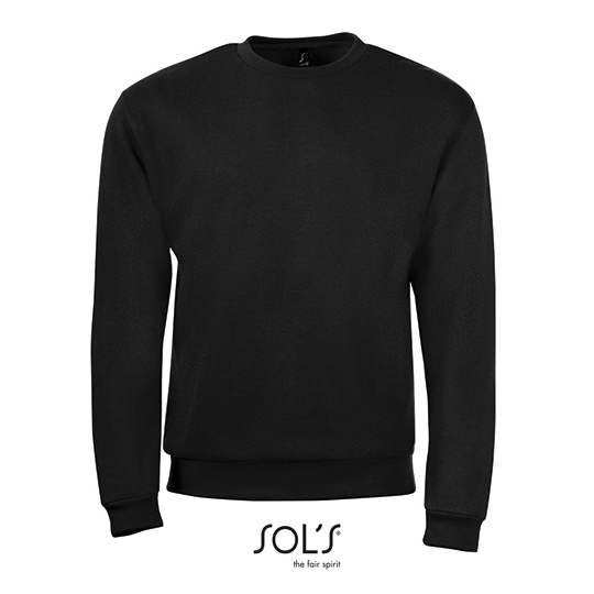 Męska bluza z okrągłym dekoltem L326 - Black