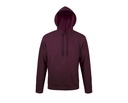 Bluza z kapturem unisex L330 - Burgundy
