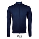 Kardigan Męski Zapinany Dzianinowy L413 - Navy