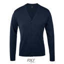 Meski kardigan slim L418 - Navy