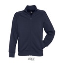 Bluza Męska Klasyczna Bawełna Poliester na Zamek L472 - Navy