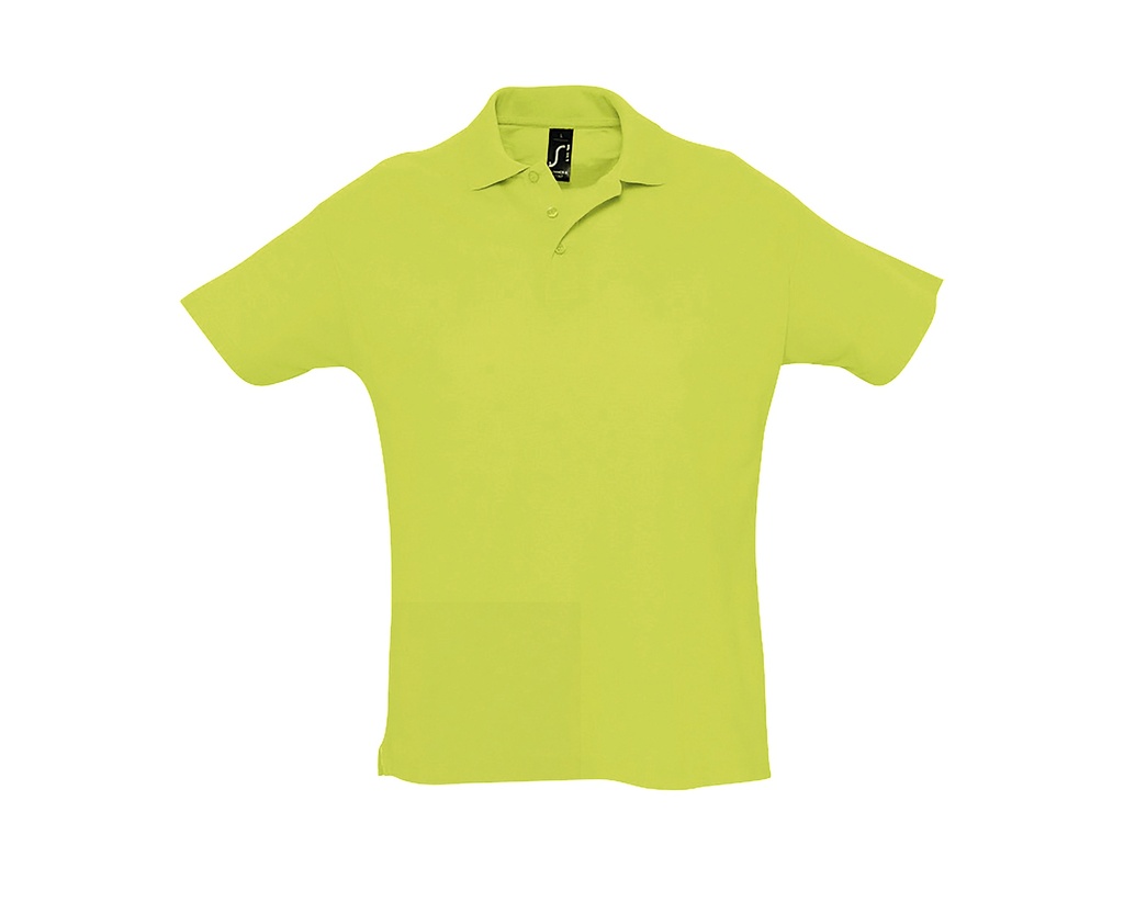 Koszulka Polo Klasyczna Bawelniana Pika L512 - Apple Green