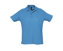 Koszulka Polo Klasyczna Bawelniana Pika L512 - Aqua