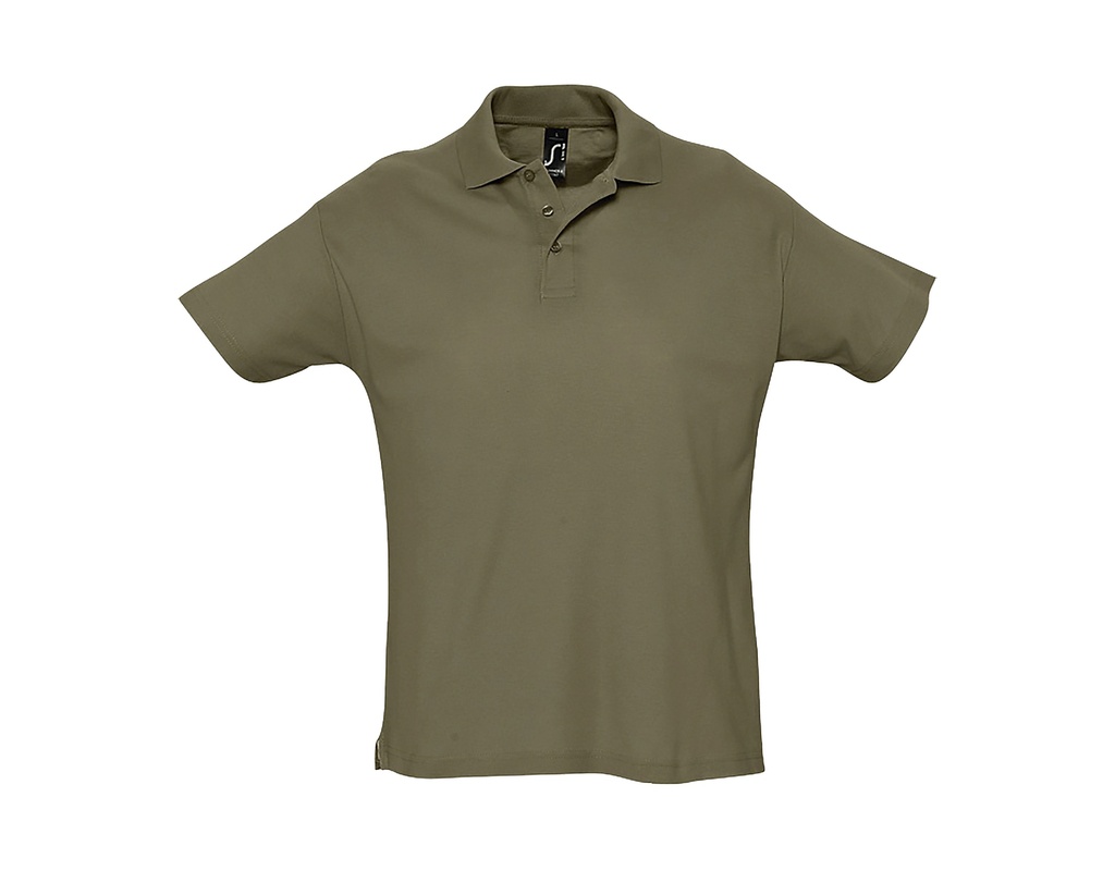 Koszulka Polo Klasyczna Bawelniana Pika L512 - Army