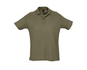 Koszulka Polo Klasyczna Bawelniana Pika L512 - Army