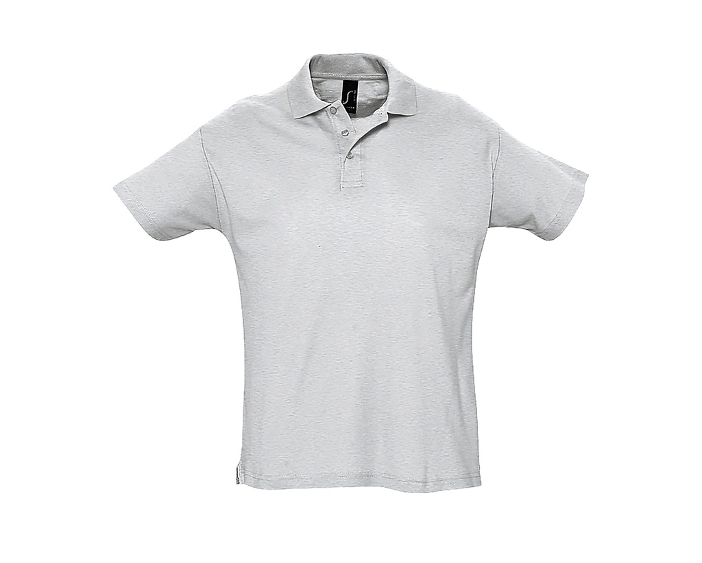 Koszulka Polo Klasyczna Bawelniana Pika L512 - Ash (Heather)