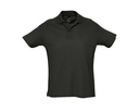 Koszulka Polo Klasyczna Bawelniana Pika L512 - Black