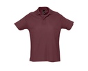 Koszulka Polo Klasyczna Bawelniana Pika L512 - Burgundy