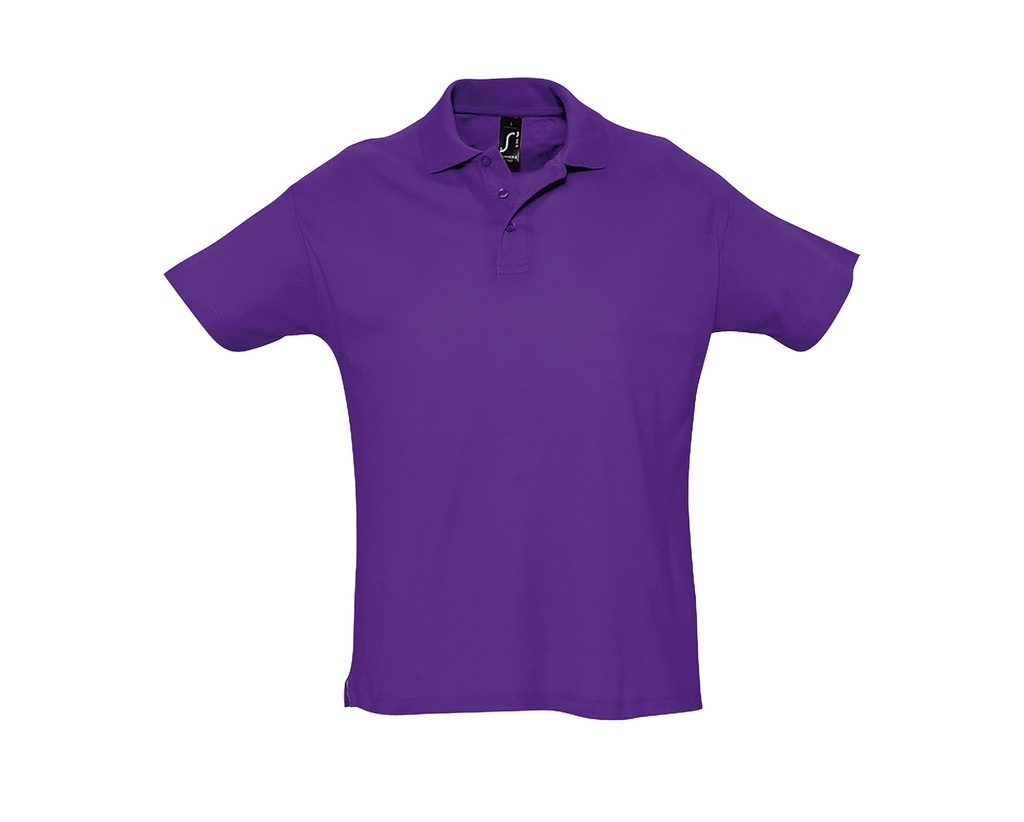 Koszulka Polo Klasyczna Bawelniana Pika L512 - Dark Purple