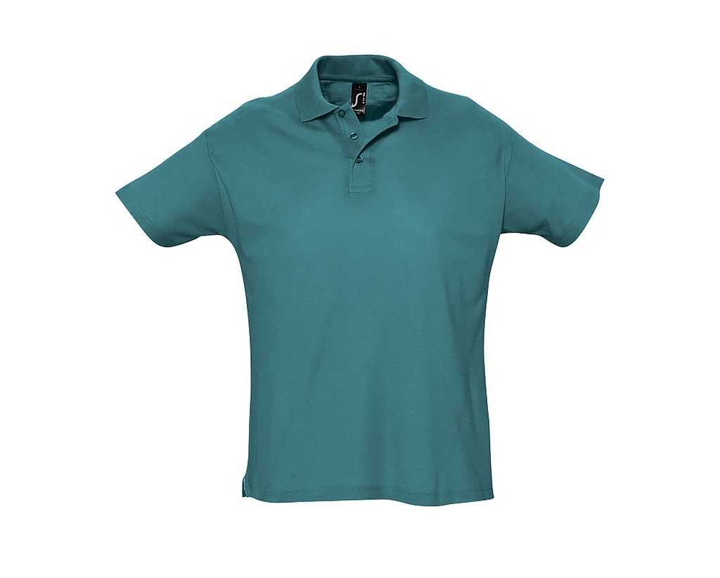 Koszulka Polo Klasyczna Bawelniana Pika L512 - Duck Blue