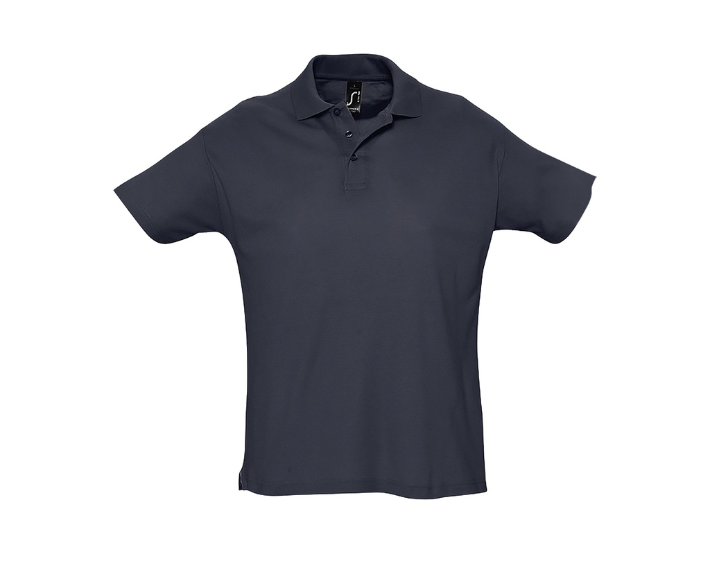Koszulka Polo Klasyczna Bawelniana Pika L512 - Navy