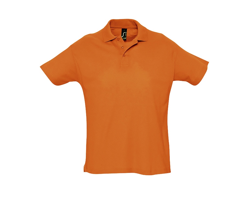 Koszulka Polo Klasyczna Bawelniana Pika L512 - Orange
