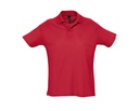 Koszulka Polo Klasyczna Bawelniana Pika L512 - Red