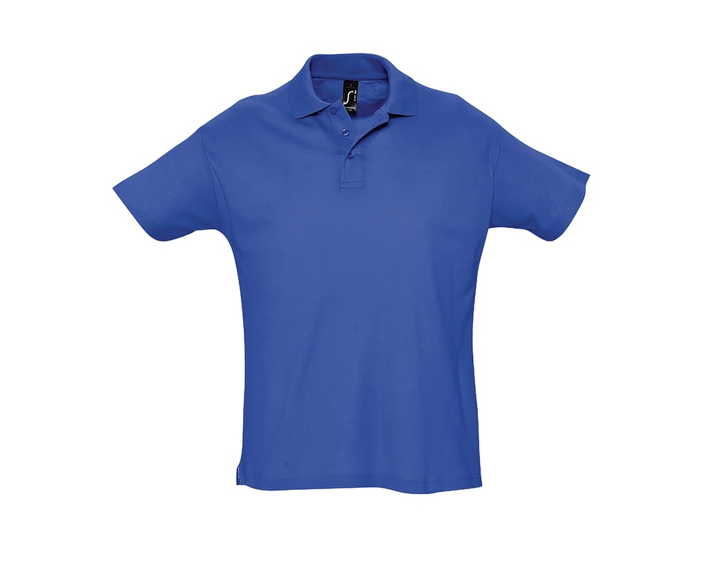 Koszulka Polo Klasyczna Bawelniana Pika L512 - Royal Blue 241