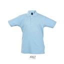 Koszulka Polo Dziecieca Klasyczna Bawelniana Pika L512K - Sky Blue