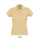 Damska koszulka polo L513 - Sand