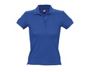 Koszulka Polo Damska Slim Pika L519 - Royal Blue 241