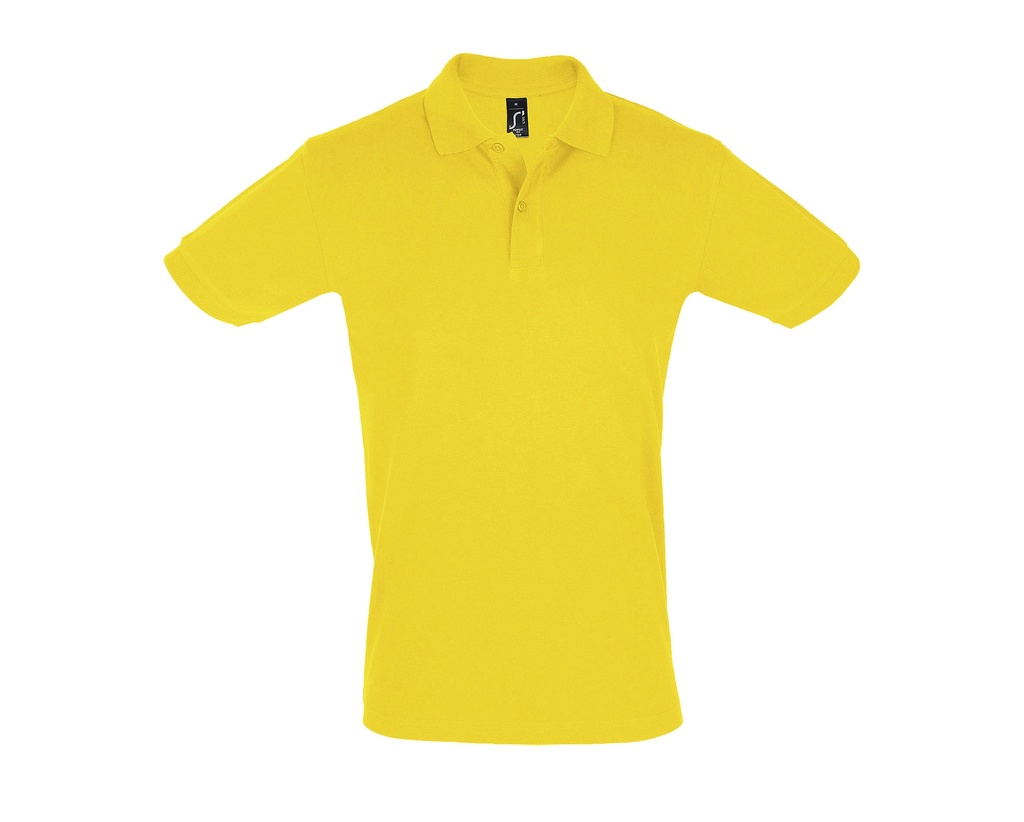 Koszulka Polo Męska Klasyczna Bawełniana Pika L525 - Gold