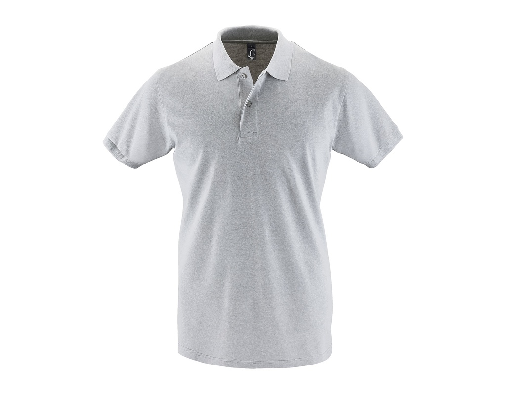 Koszulka Polo Meska Klasyczna Bawelniana Pika L525 - Pure Grey