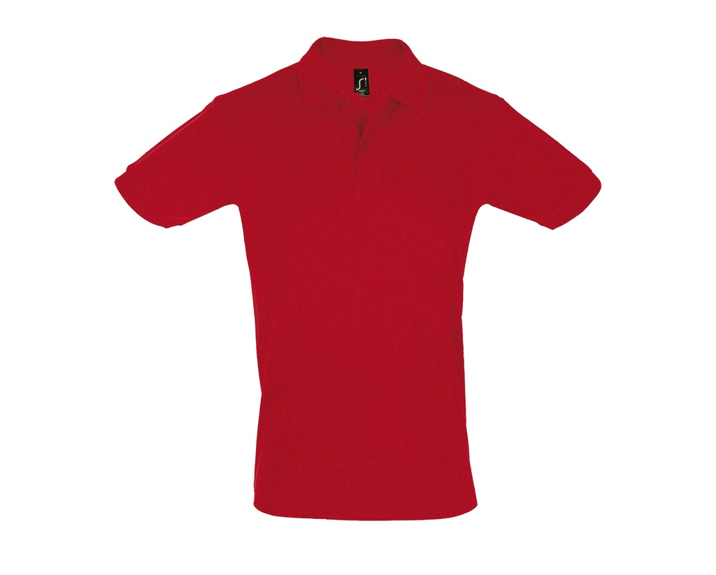Koszulka Polo Meska Klasyczna Bawelniana Pika L525 - Red