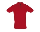 Koszulka Polo Meska Klasyczna Bawelniana Pika L525 - Red