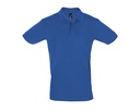 Koszulka Polo Meska Klasyczna Bawelniana Pika L525 - Royal Blue 241