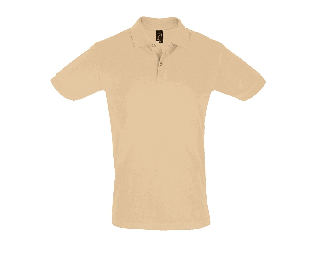 Koszulka Polo Meska Klasyczna Bawelniana Pika L525 - Sand