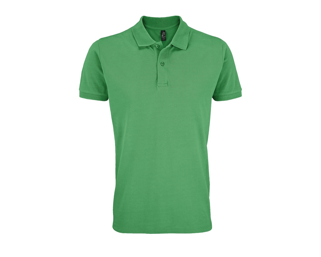 Koszulka Polo Meska Klasyczna Bawelniana Pika L525 - Spring Green
