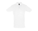Koszulka Polo Meska Klasyczna Bawelniana Pika L525 - White