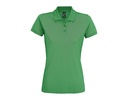 Koszulka Polo Damska Slim Bawelniana L526 - Spring Green