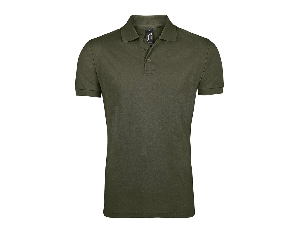 Koszulka Polo Meska Klasyczna Pika L527 - Army