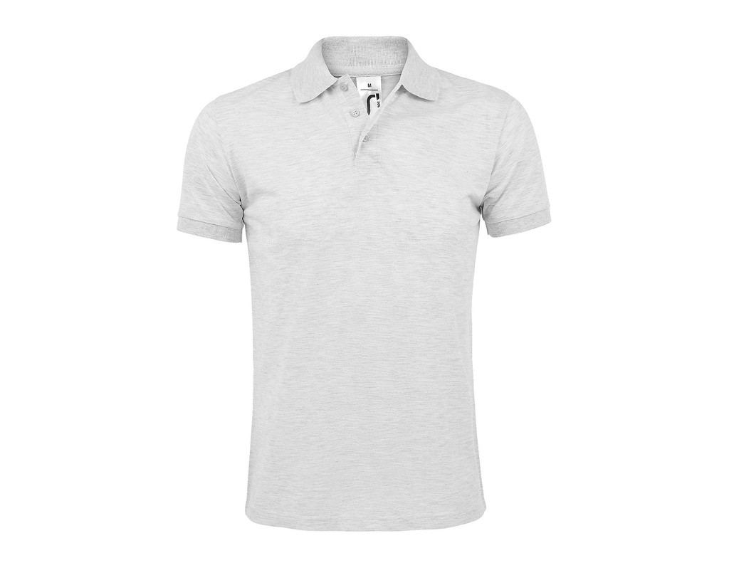 Koszulka Polo Meska Klasyczna Pika L527 - Ash (Heather)