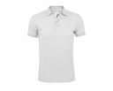 Koszulka Polo Meska Klasyczna Pika L527 - Ash (Heather)
