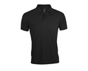 Koszulka Polo Meska Klasyczna Pika L527 - Black