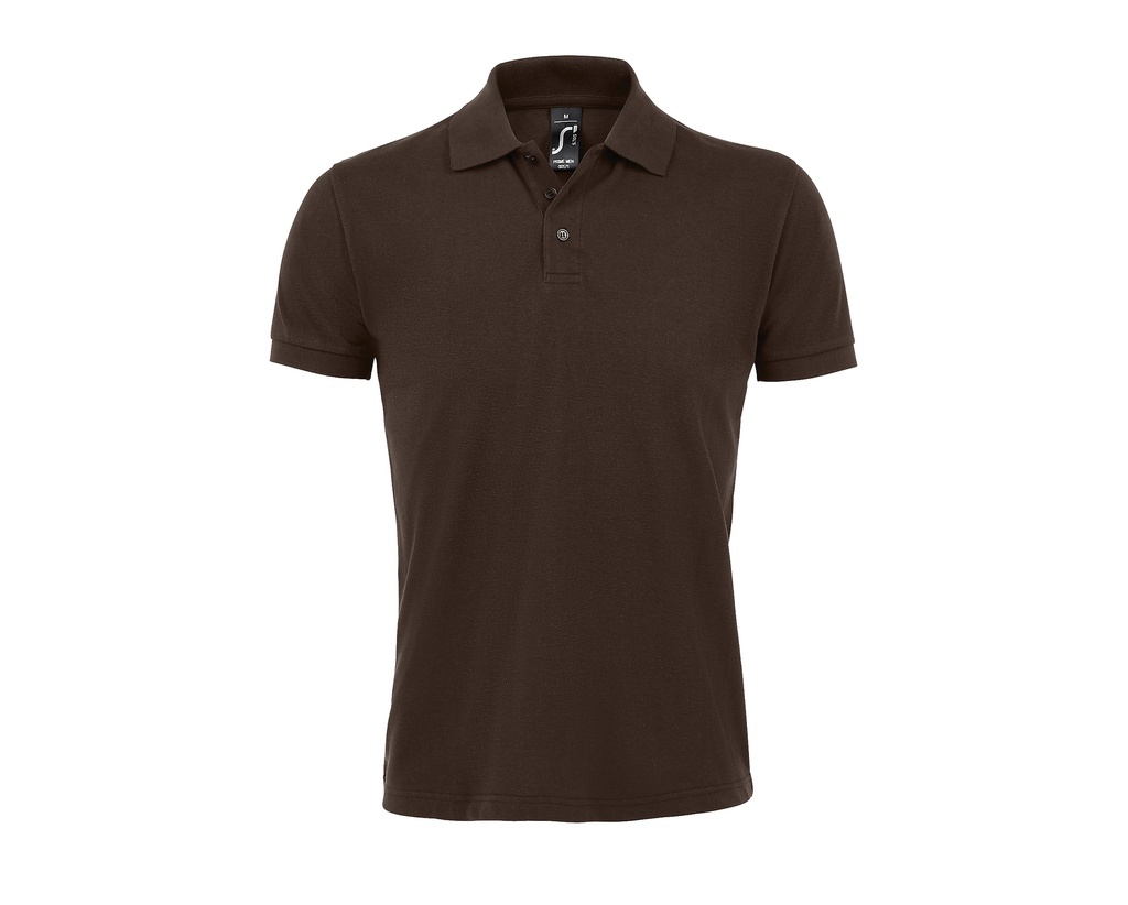 Koszulka Polo Meska Klasyczna Pika L527 - Chocolate