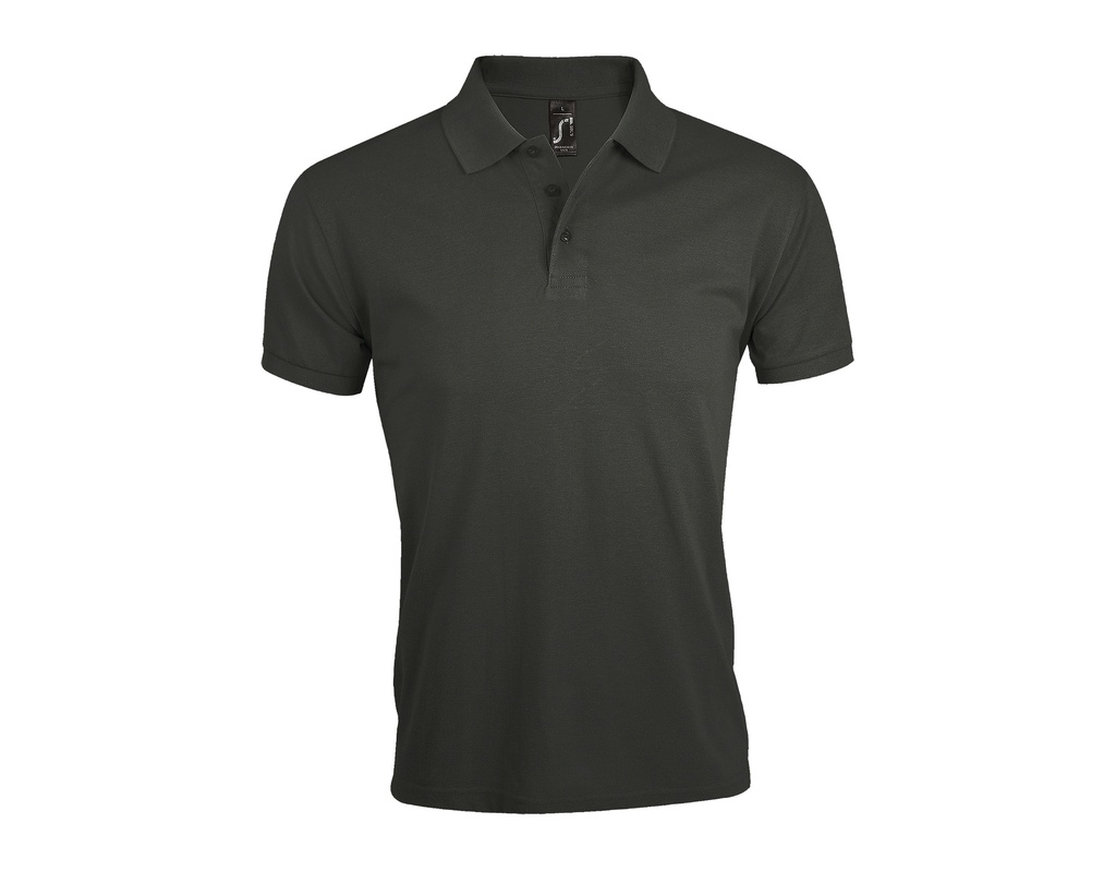 Koszulka Polo Męska Klasyczna Pika L527 - Dark Grey (Solid)