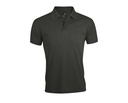 Koszulka Polo Męska Klasyczna Pika L527 - Dark Grey (Solid)