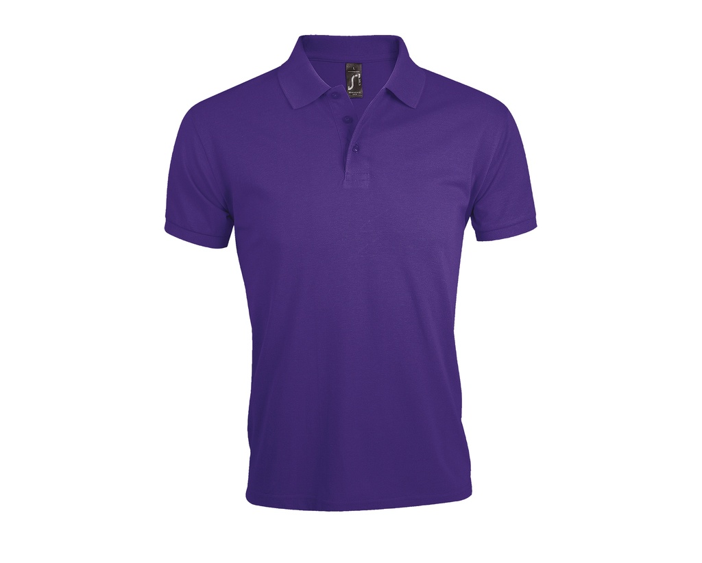 Koszulka Polo Męska Klasyczna Pika L527 - Dark Purple