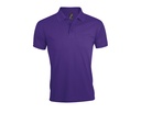 Koszulka Polo Meska Klasyczna Pika L527 - Dark Purple