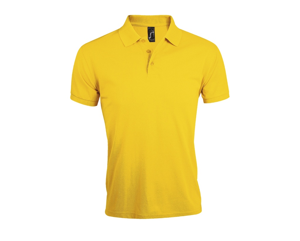 Męska koszulka polo klasyczna L527 - Gold