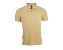 Koszulka Polo Męska Klasyczna Pika L527 - Sand