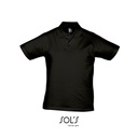 Męskie polo z dzianiny jersey L538 - Deep Black