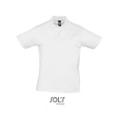 Męskie polo z dzianiny jersey L538 - White