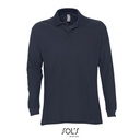 Koszulka Polo Meska Klasyczna Bawelniana L539 - Navy