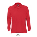 Koszulka Polo Meska Klasyczna Bawelniana L539 - Red