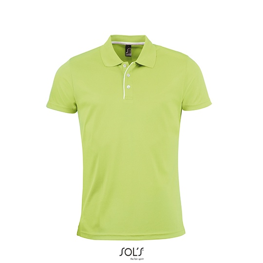 Męska koszulka polo L542 - Apple Green