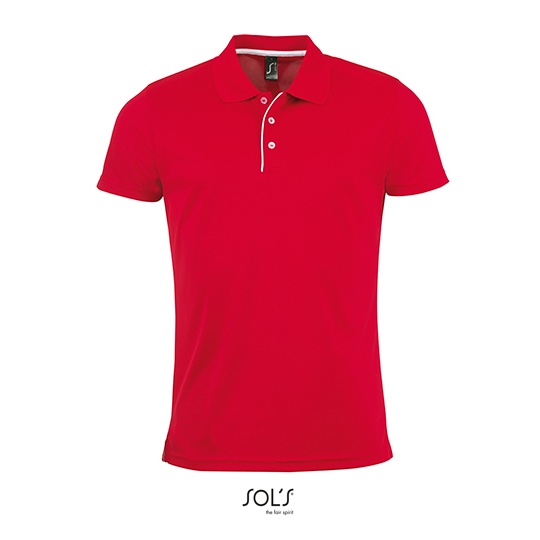 Koszulka Polo Klasyczna Poliester Pika L542 - Red