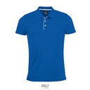 Męska Koszulka Polo Sportowa L542 - Royal Blue