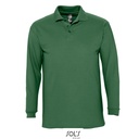 Koszulka Polo Meska Klasyczna Bawelna Czesana L549 - Golf Green
